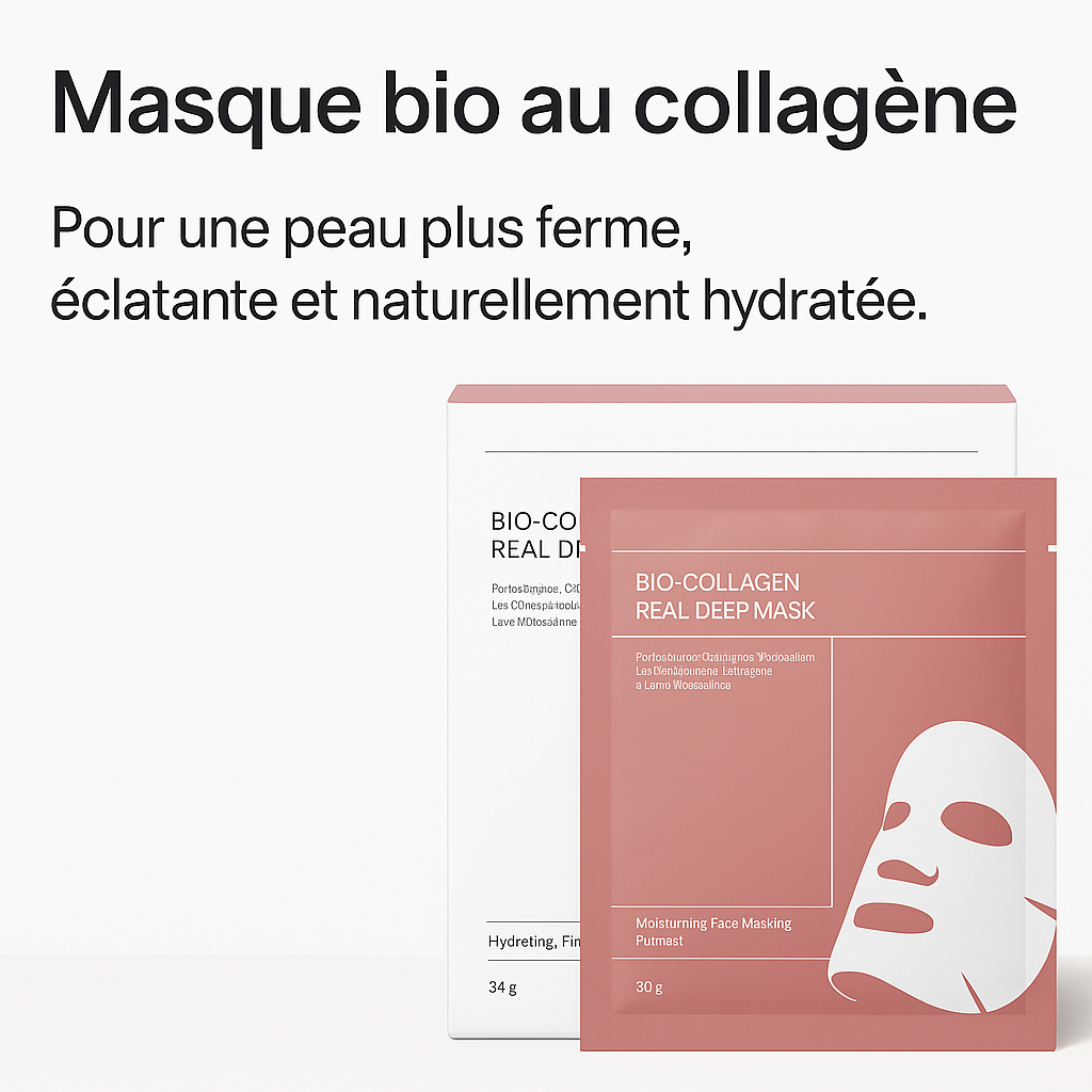 Masque bio au collagène